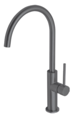 BRUSHED GUN METAL ΜΠΑΤΑΡΙΑ ΚΟΥΖΙΝΑΣ MISCELATORI CUCINA
