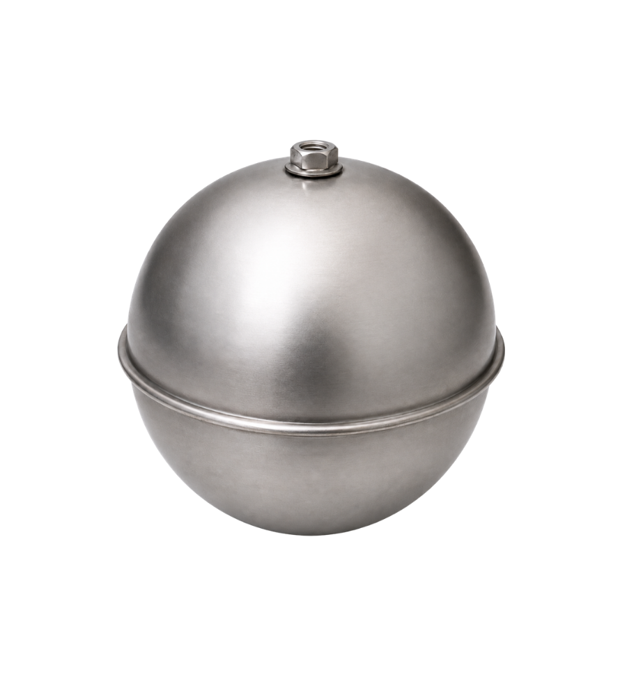 Φούσκα Φ90 Inox AISI 304 Στρογγυλή με Σπείρωμα 1/4″ - Image 1