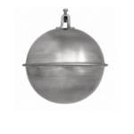 Φούσκα Φ160 Inox AISI 304 Στρογγυλή με Βίδα