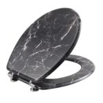ΚΑΠΑΚΙ WC MDF ΣΧΕΔΙΟ BLACK