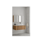 ΣΕΤ ΕΠΙΠΛΟ ΜΠΑΝΙΟΥ LIBERTY 90 WHITE TOP AMBER BAROQUE OAK  DROP