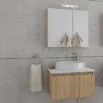 ΣΕΤ ΕΠΙΠΛΟ ΜΠΑΝΙΟΥ LIBERTY 75 WHITE TOP SLAVONIA OAK DROP