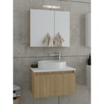 ΣΕΤ ΕΠΙΠΛΟ ΜΠΑΝΙΟΥ LIBERTY 60 WHITE TOP SLAVONIA OAK AND STRADA DROP