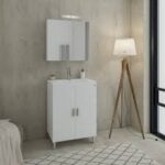 ΣΕΤ ΕΠΙΠΛΟ ΜΠΑΝΙΟΥ ROMA 60 WHITE DROP