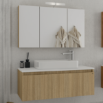 ΣΕΤ ΕΠΙΠΛΟ ΜΠΑΝΙΟΥ LIBERTY 90 WHITE TOP SLAVONIA OAK  DROP