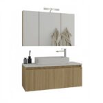 ΣΕΤ ΕΠΙΠΛΟ ΜΠΑΝΙΟΥ LIBERTY 100 WHITE TOP SLAVONIA OAK AND SRADA DROP