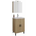 ΣΕΤ ΕΠΙΠΛΟ ΜΠΑΝΙΟΥ ROMA 50 SLAVONIA OAK DROP