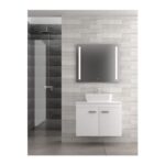 ΕΠΙΠΛΟ ΜΠΑΝΙΟΥ ΚΡΕΜΑΣΤΟ EMILY VI 70CM WHITE LACK
