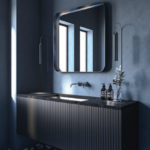 ΚΑΘΡΕΦΤΗΣ ΤΟΙΧΟΥ ΜΕ ΛΑΜΑ IRON CURVED 80X80