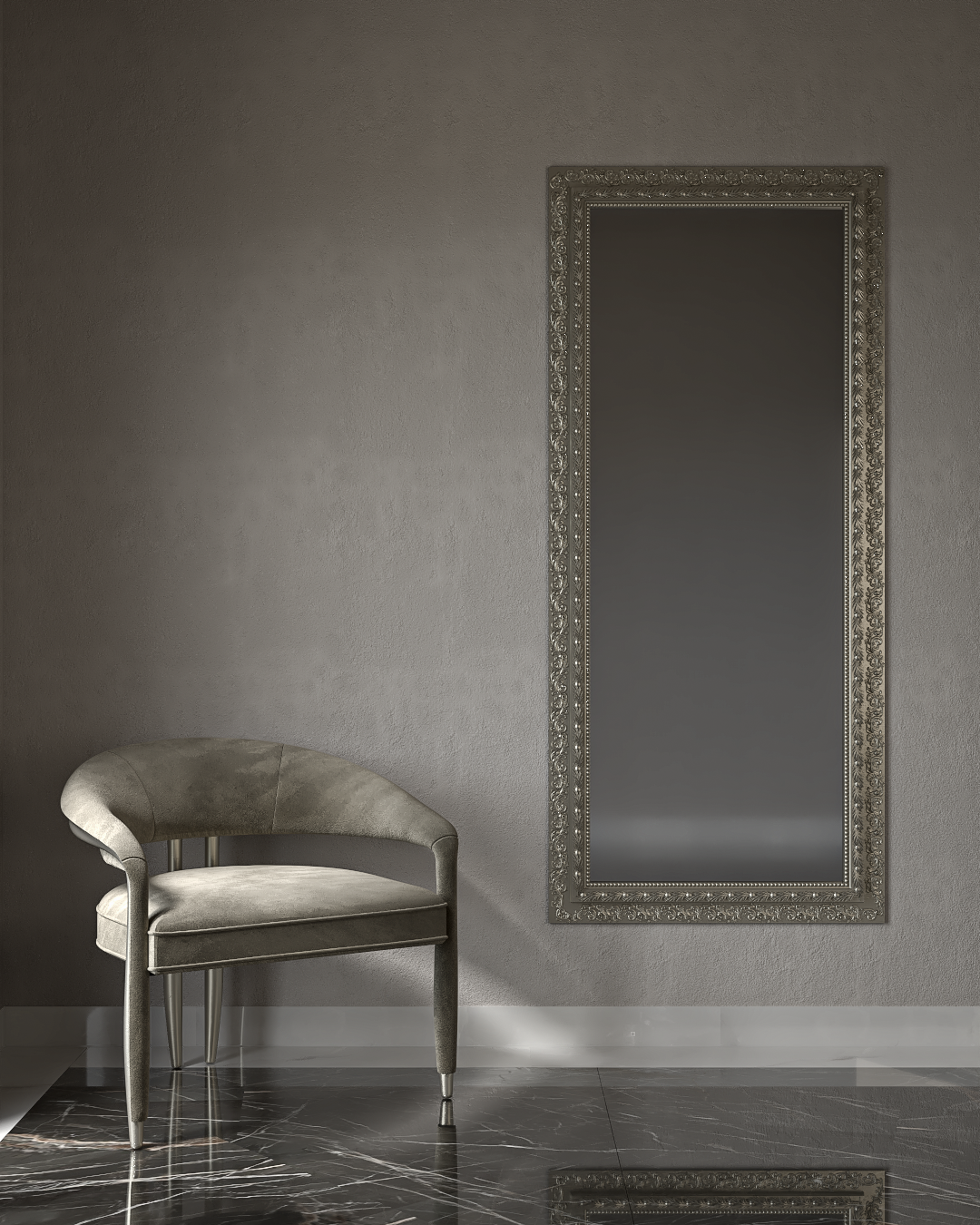WOOD ANTIQUE ΚΑΘΡΕΦΤΗΣ ΟΛΟΣΩΜΟΣ WOOD ANTIQUE - Image 1
