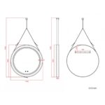 CATANIA-100 LED MIRROR D100 1398MB-100 - Image 3