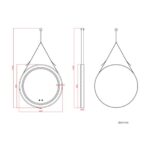 CATANIA-60 LED MIRROR D60 1398MB-60 - Image 3