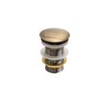 Βαλβίδα Νιπτήρος Bronze Click-Clack 1 1/4" Χωρίς Υπερχείλιση (Λαιμός 9cm, Τάπα Φ66)