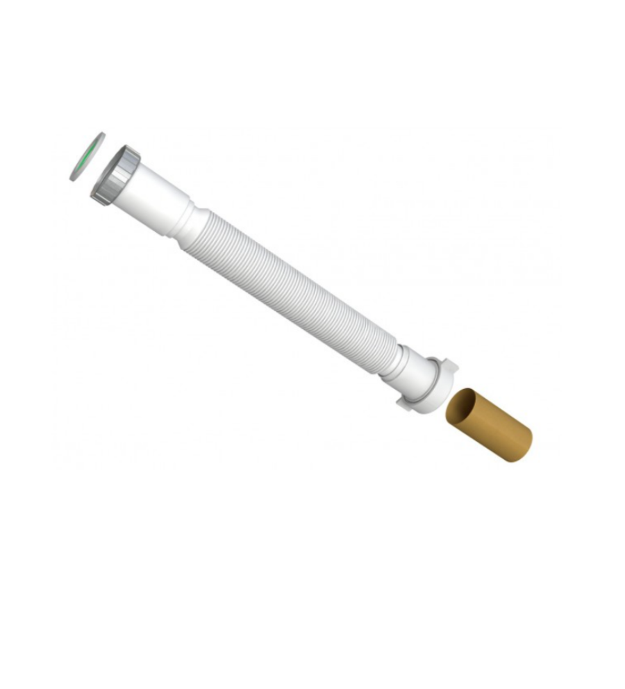 Σιφών Νιπτήρος BONOMINI 1 1/4" Φ32 Σπαστό με Ρακόρ - Image 1