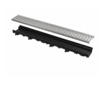 Κανάλι Συλλογής Υδάτων LOW 1010 mm με Γαλβανιζέ Σχάρα A15