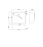 Νεροχύτης Κουζίνας INOX SATIN (5444T) - Image 2